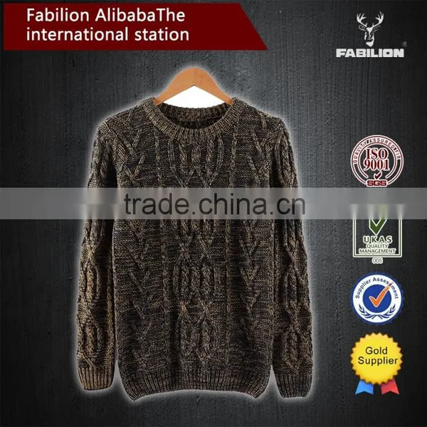 The European and American Style Fashion Blended for Round Collar Sweater photo-4
