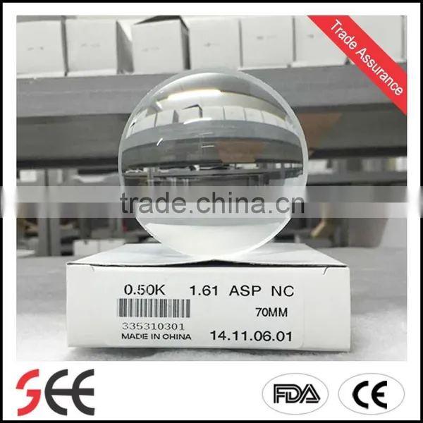 1.61 ASP S/F Semi-finsished China Ophthalmic Eyeglass Ophthalmic Lenses photo-2
