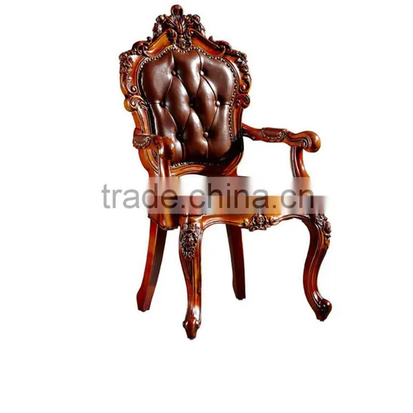 2015 Carved High Quality Dining Room Set,cheap Furniture Wooden Dining Table and Chairs photo-6