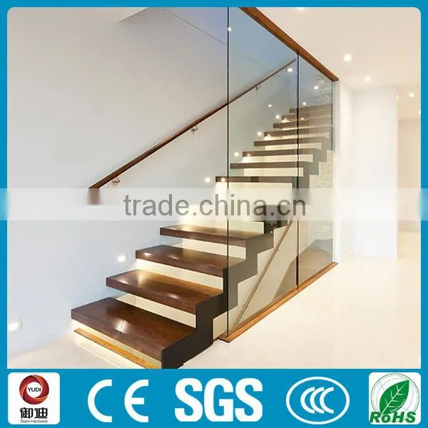 Foshan Wood Tread House Floating Stair photo-2