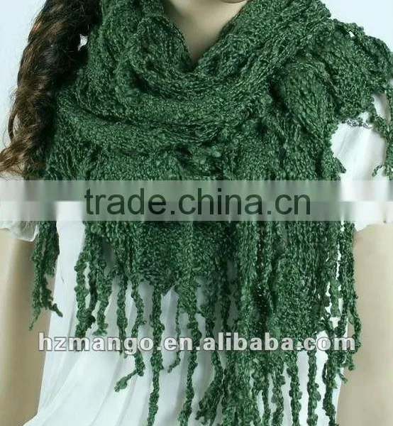 Latest Fashion 2016 Lady Winter Big Size Knitted Wrap Shawls