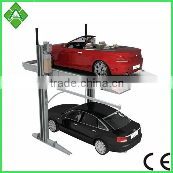 Two post elevator car door operator