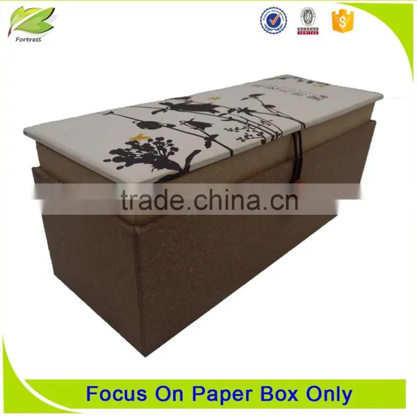 Eco-friendly Luxury Classical Kraft Paper Tea Box