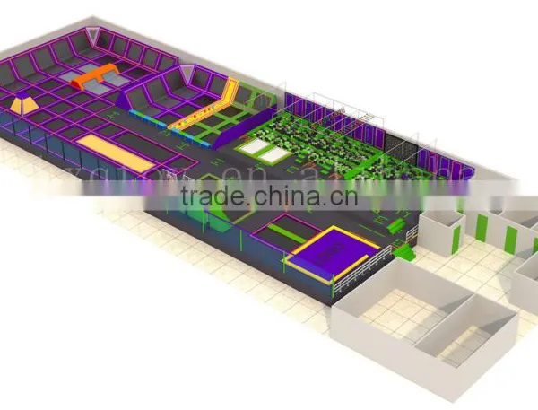 China Manfacturer Factory Direct Sale Trampoline Park Indoor Amusement Indoor Trampoline Park photo-5