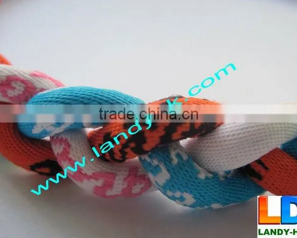 Triple Braided Silicone Titanium Pain Relief Sports Handmade Necklace photo-2