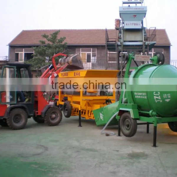 PLD600 Concrete Batching Plant Machine Productivity Capacity 48CBM/H With Measure Hopper photo-3
