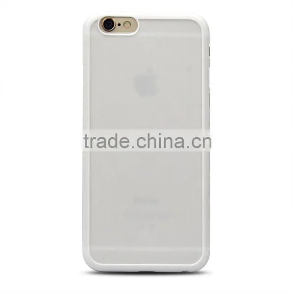Ultra Thin 0.6MM Matte High Protective Blank Case for IPhone SE With Groove photo-2