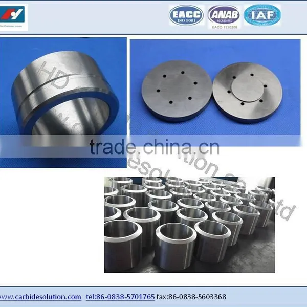 Tungsten Carbide Seal Rings Grinded / Cemented Carbide Mechanical Seal Rings photo-4