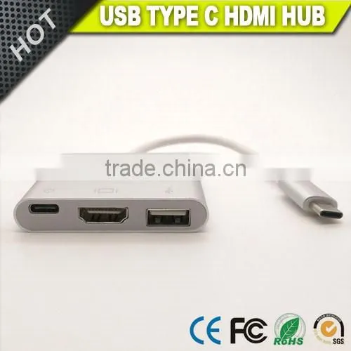 Vision New USB Type C to HDMI Hub Adapter With USB3.1 Female