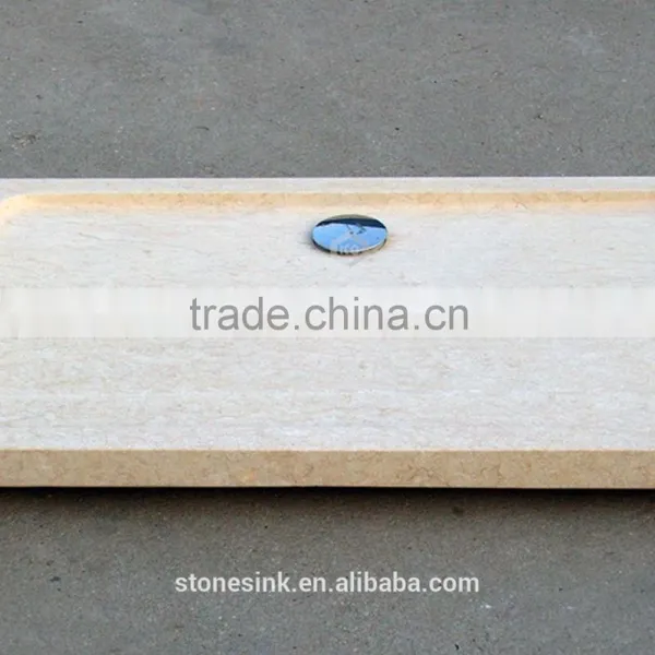 Honed Natural Stone Bathroom Marble Tray photo-3