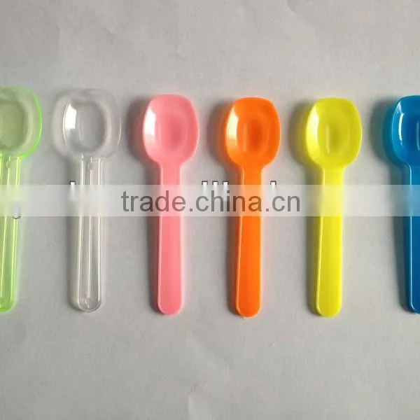 Plastic PP PS BIODEGRADABLE Spoon Ice Cream Spoon Gelato Spoon Yogurt Spoon photo-2
