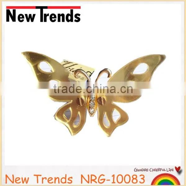 Vintage Butterfly Cock Ring Gold Jewelry Design