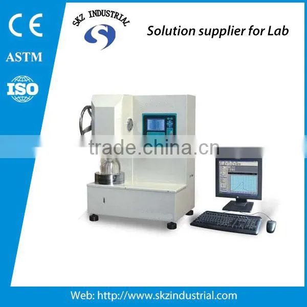 Fabric and Leather Pneumatic Type Auto Clamping Burst Dilation Test Meter