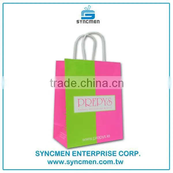 Cheap Custom Promotional Printed Kraft Paper Bag Printed Paper Bag photo-5