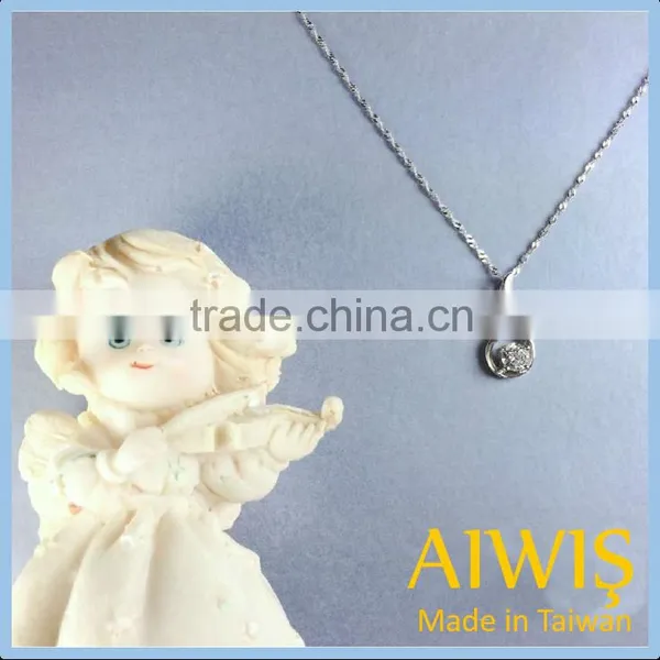 New Design High Quality 925 Silver Angel Wings Pendant Necklace Gifts photo-3