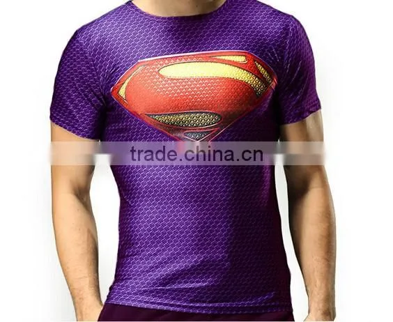Mens Superhero Long Sleeve Cycling T-Shirt Pro Slim Quick Dry Compression T-Shirt photo-6
