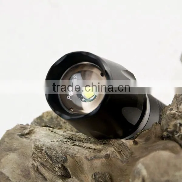 878 High Power Waterproof Led Flashlight Torch Zoom Flesh Torch photo-5