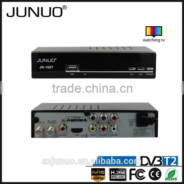 JUNUO Manufacture OEM Quality Full HD Strong Signal Tuner Mstar 7t01 Dvb t2 Digital tv Decoder Set Top Box Tanzania photo-2