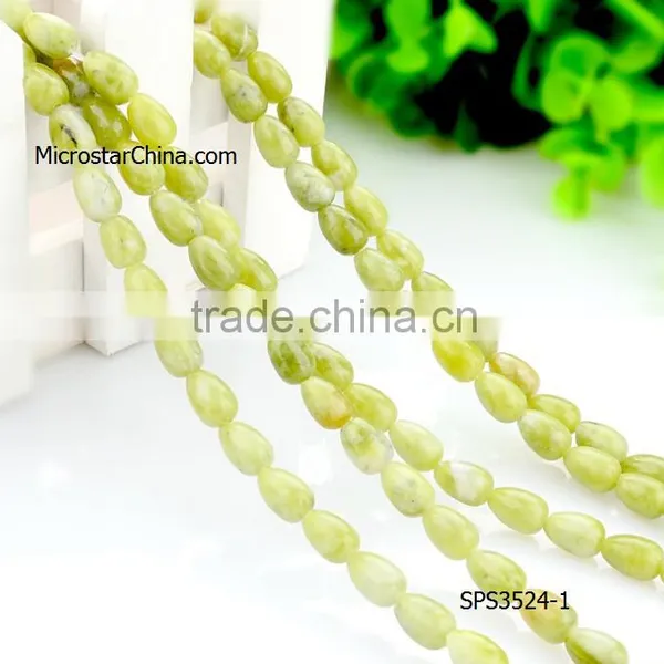 2016 New Fashion DIY Waterdrop String Natural Marble Beads for Necklace Making photo-4