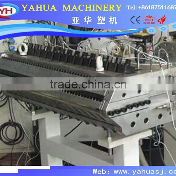 PVC Artificial Marble Stone Board Making Machine/Plastic PVC Marble Profiles Machine photo-3