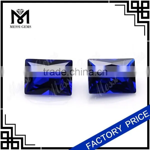 2015 New Arrival Baguette 6 x 8 Wholesale 112# Blue Spinel photo-2