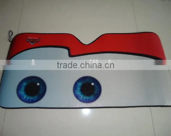 Car Foldable Windshield Sunshade/customized Logo Printing PE Bubble Sunshade