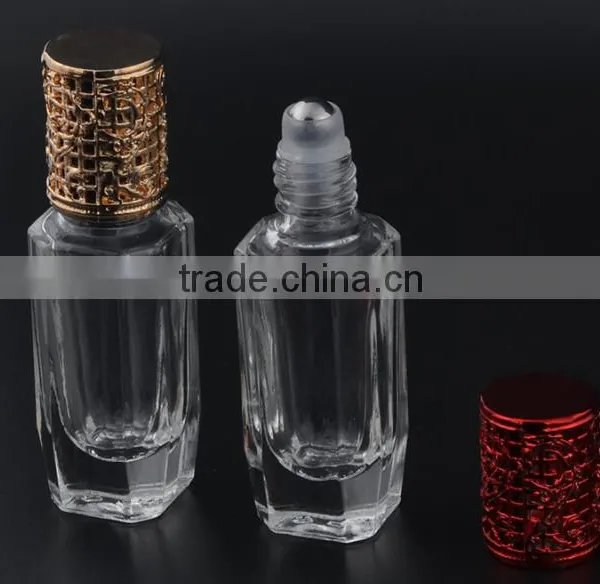 10 ml Hexagonal Colorful Transparent Glass Bead Bottle uv Ball Perfumel Bottle photo-4