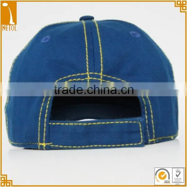 2016 New Custom Designed 3d Embroidered Text Kids Baseball Caps Hats photo-2