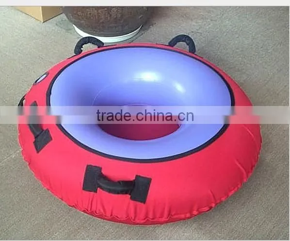 Round Shape PVC Inflatable Towable Nylon Cover Ski Tube photo-5
