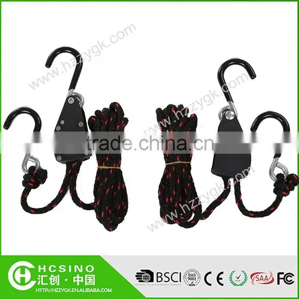 Hydroponic Grow Light 1/4" Ratchet Hanger/ Rope Ratchet Reflector Hanger/ Adjustable Light Rope Ratchet photo-6