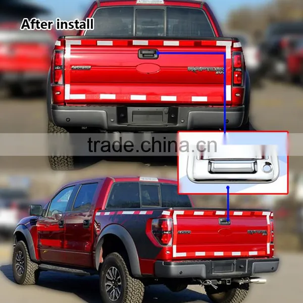 Car Decoration Accessories ABS Chrome Tailgate Handle Cover for 2014-2015 Silverado photo-4
