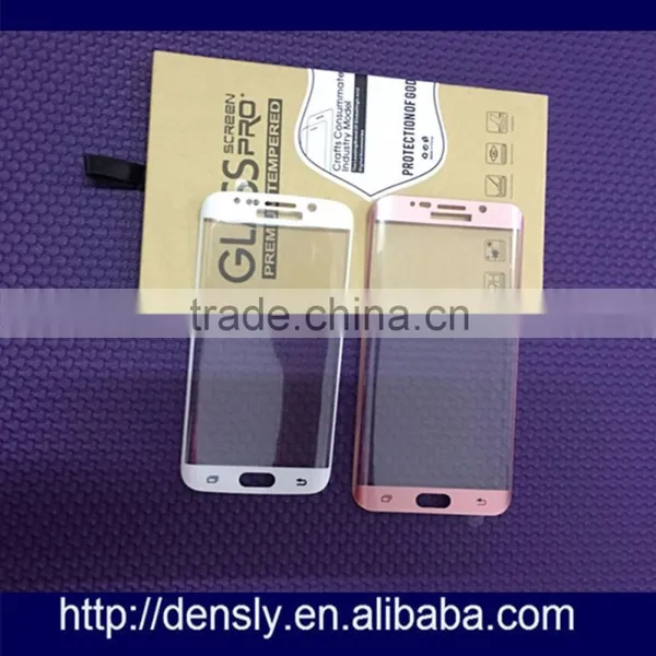 Factory 0.2mm 3D Full Coverage Curved Tempered Screen Protetor Samsung Galaxi s6 Edge photo-5