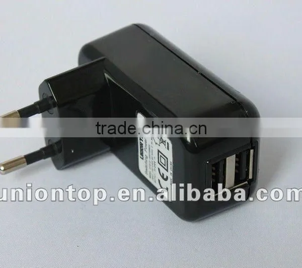 China Factory Price 6v Usb Charger Adapter With Dual Port for Samsung/Huawei/HTC photo-4