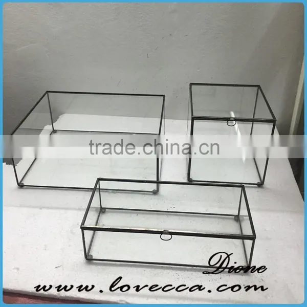 Stained Brass Mirrored Lead Free Glass Container photo-5