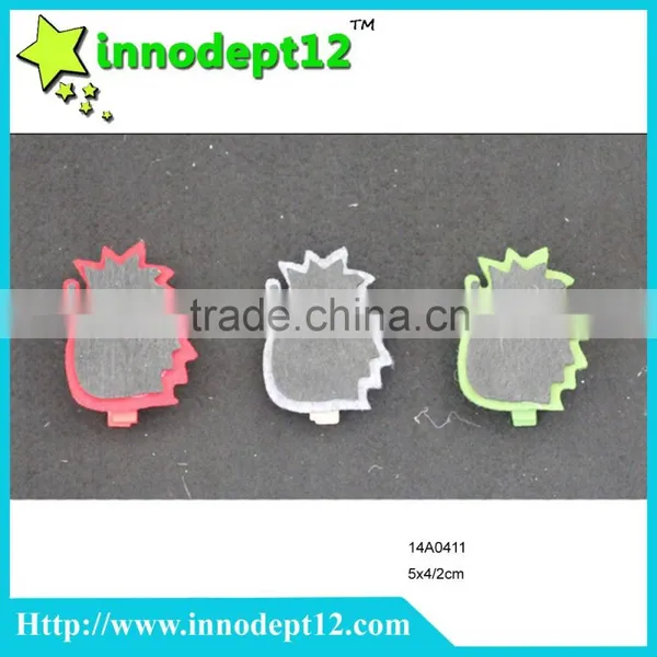 Non-woven Hedgehog Wooden Clip, Office Supplies Sationery & Memo Clip