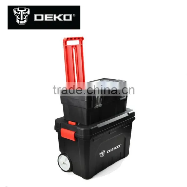 Trolley Plastic Tool Box With Wheels GTBS02