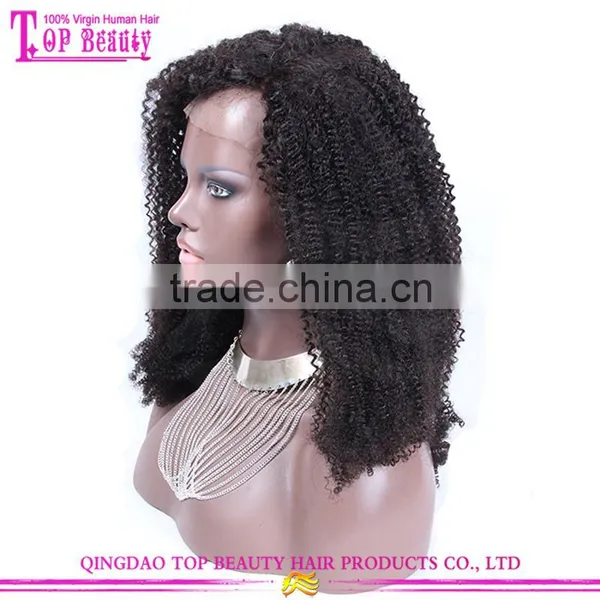 Luffy Hair Supply 22inch Afro Kinky Curly Full Lace Wigs Mongolian Kinky Curly Hair Wigs Popular Curly Afro Wigs for Black Women photo-5