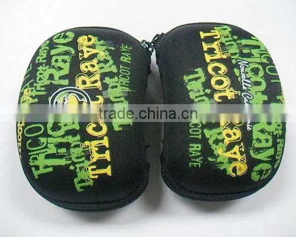 GC--Cheap Stock Camouflage Fabric Hard Eva Glasses Case