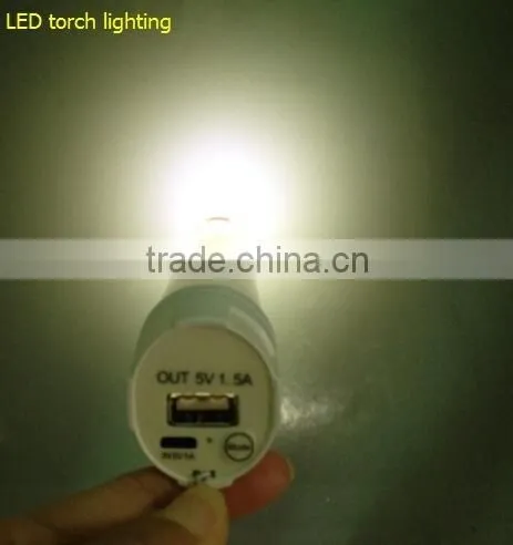 Most Popular Powerful Led Lighting With SOS Lighting and Phone Charging Flashlight photo-6