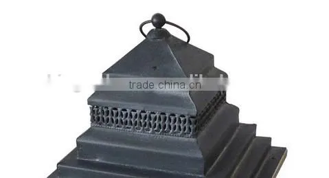 New Design Wooden Lantern With Silk Printing Glass photo-3