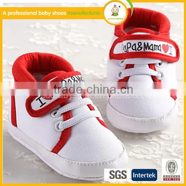 2015 Hot Sale Fashion Beautiful Free Shipping Sweet Girl Cotton Shoes Comfortable Design Fabric Baby Shoes photo-2
