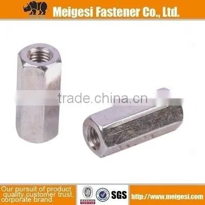 DIN6334 Zinc Platted Hex Long Nuts / Coupling Nuts