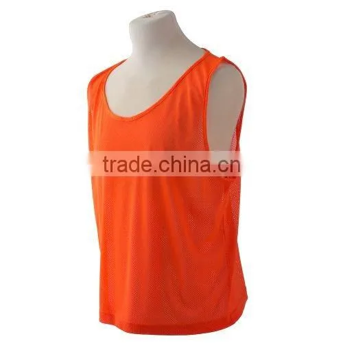MESH-TRAINING-BIB-FOOTBALL-RUGBY-HOCKEY-YOUTHS ADULTS-ORANGE- Training Bibs