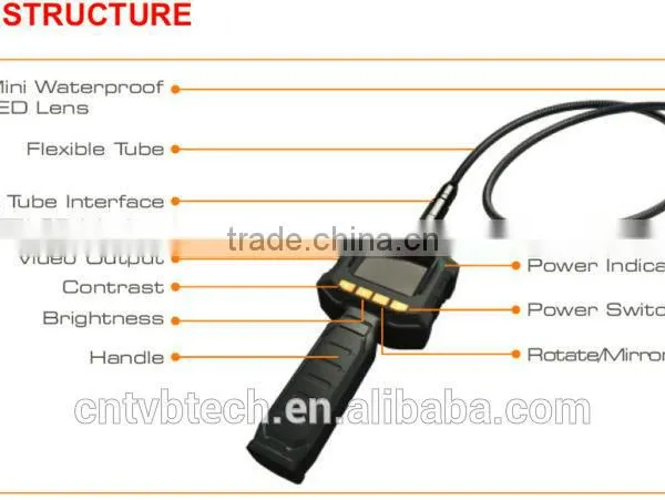 Articulating Portable Endoscope Camera for Engine Inspection Borescope photo-3