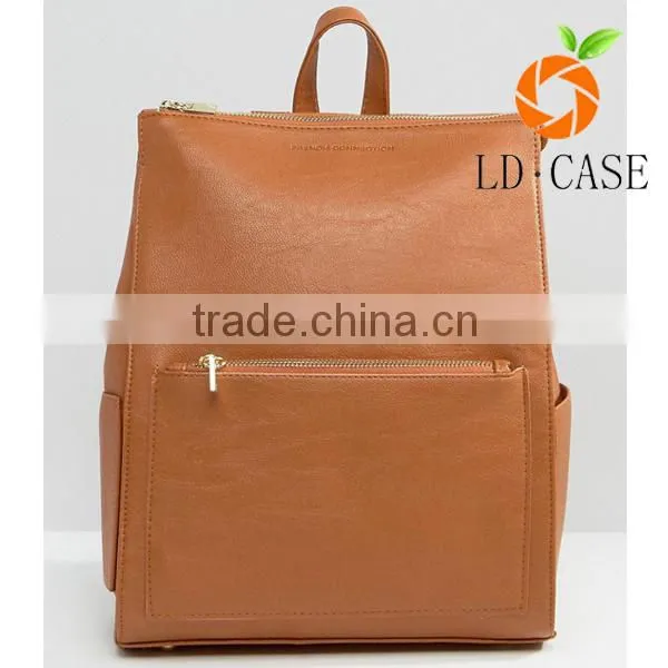 Cheap Ladies Genuine Leather Backpack for Laptop photo-2