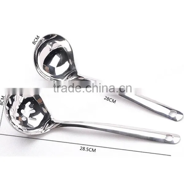 HighQuality Korean Kitchenware Stainless Steelkitchen Tools/Hot Pot Spoon/dinner Strainer Customizable LOGO 1PCS S55