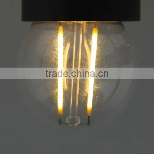 Clear Glass G45 Led Filament Bulb 2W Dimmable Led Bulb Light, 110V E27 Led Filament Bulbs photo-6