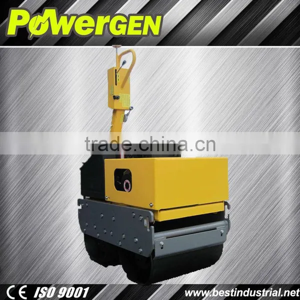 2013 Top Seller!!!POWER-GEN 600Kg Forward 20KN 9.0HP hand road roller