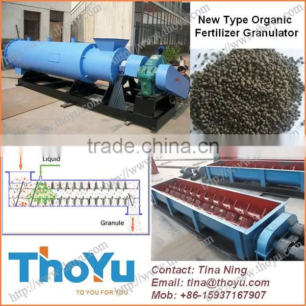 Thoyu Brand 2014 New Type Organic Fertilizer Granulator on sale (SMS: 0086-15937167907)