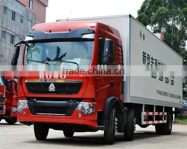 SINOTRUK HOWO T5G MAN Engine 310HP Euro3 6X2 Cargo Van Truck Sale photo-3